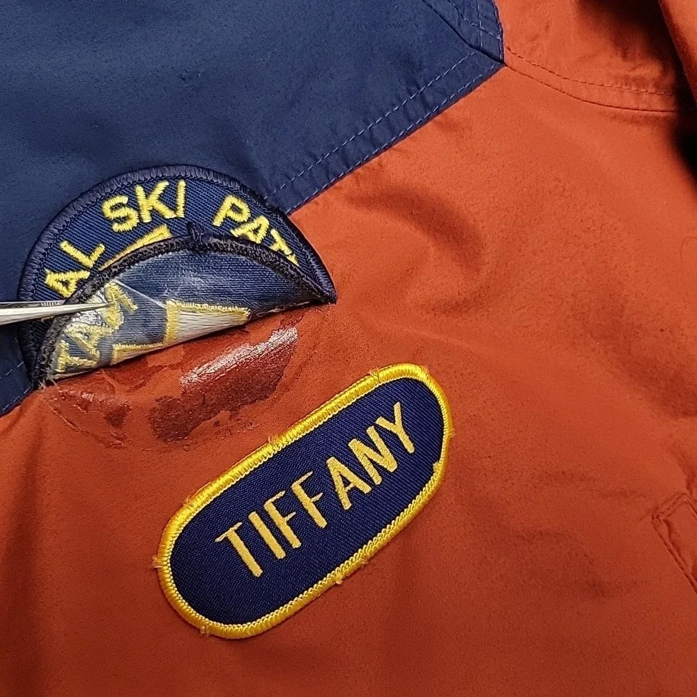 VTG The North Face Jacket Mens Large Orange National Ski Patrol Made In USA